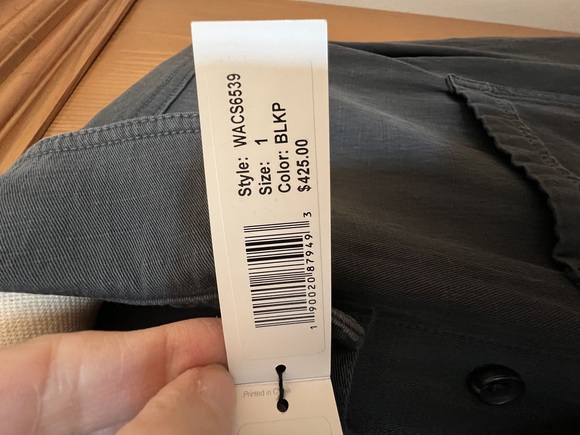 James Perse Mixed Media Utility Jumpsuit, Black, James Perse Size 1, NWT - Picture 13 of 16